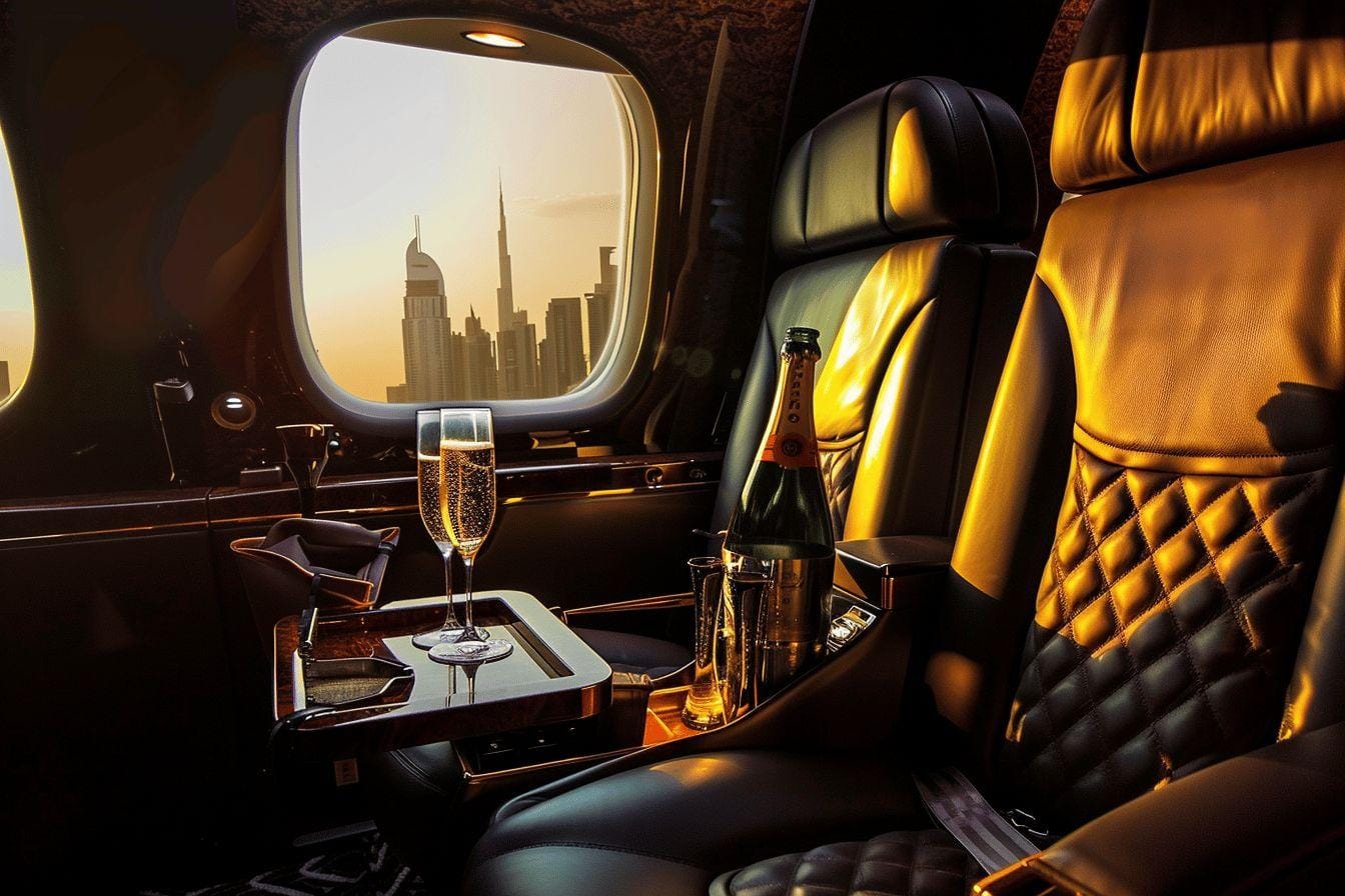 Location de jet privé à Dubai : luxe et confort pour votre voyage